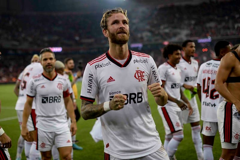 Zagueiro Leo Pereira, do Flamengo