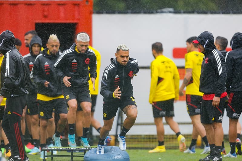 Treino do Flamengo no Ninho do Urubu