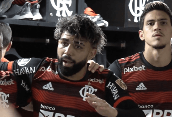 Gabigol fez discurso emocionante antes de Flamengo e Corinthians