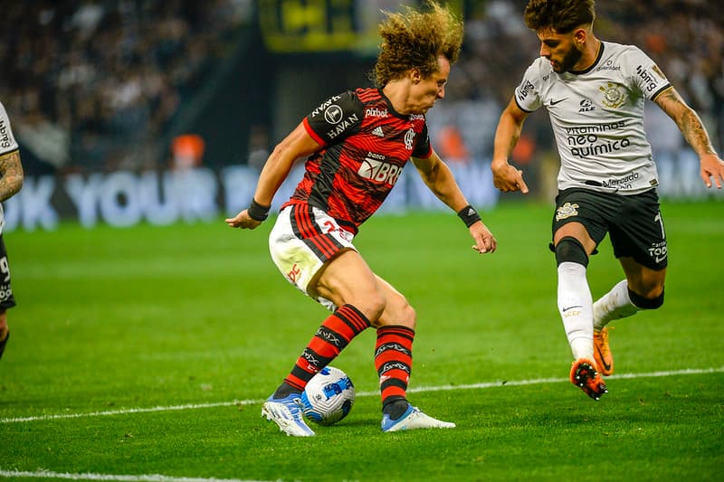 David Luiz em Flamengo x Corinthians