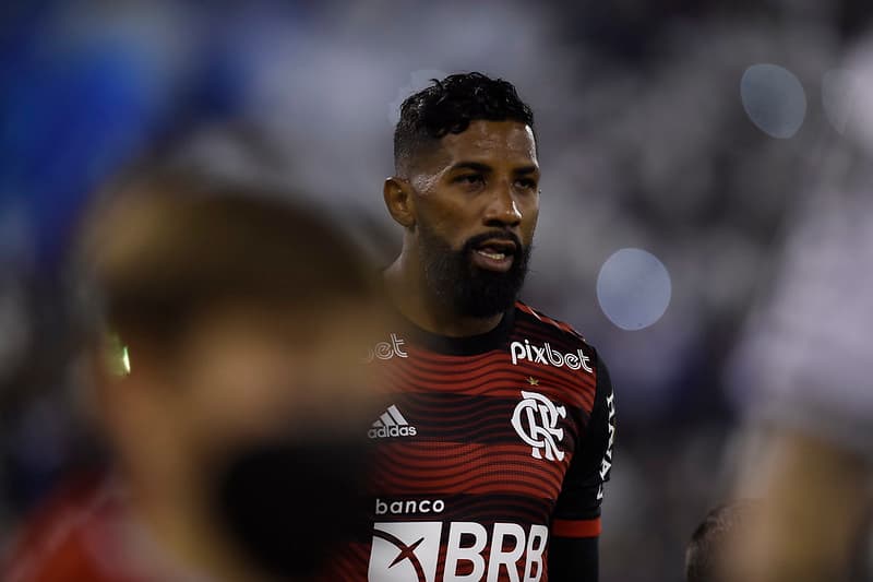 Rodinei na partida entre Flamengo e Vélez Sarsfield