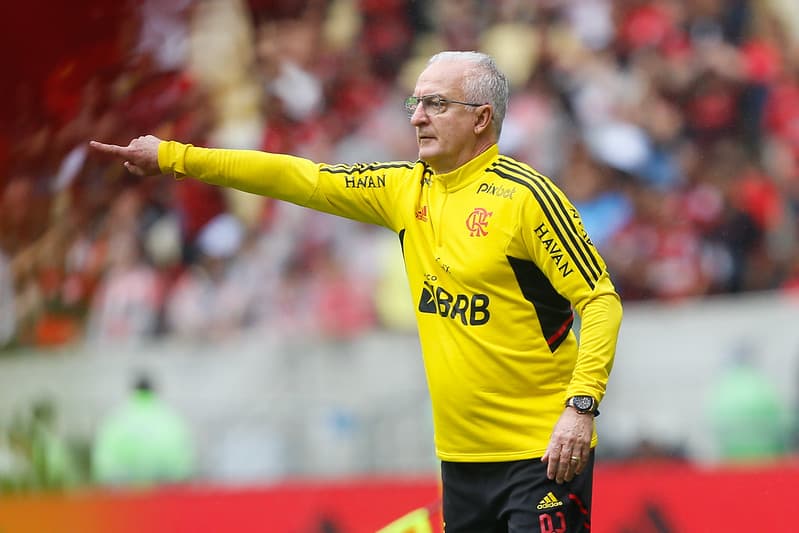 Flamengo Dorival Júnior comandando o Flamengo