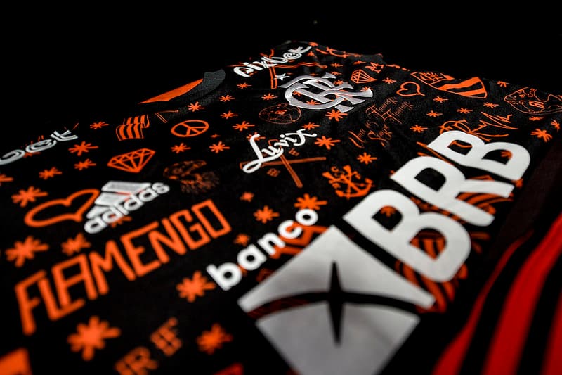 Camisa de aquecimento do Flamengo