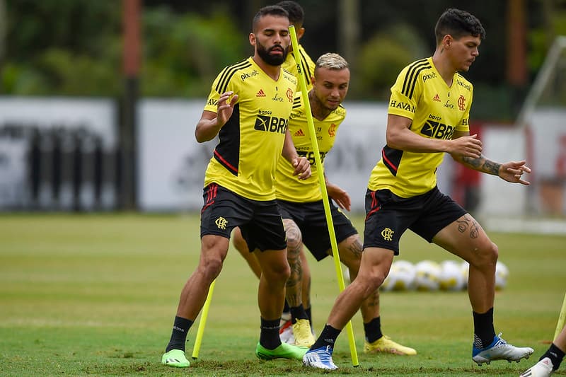 Treino do Flamengo no Ninho do Urubu