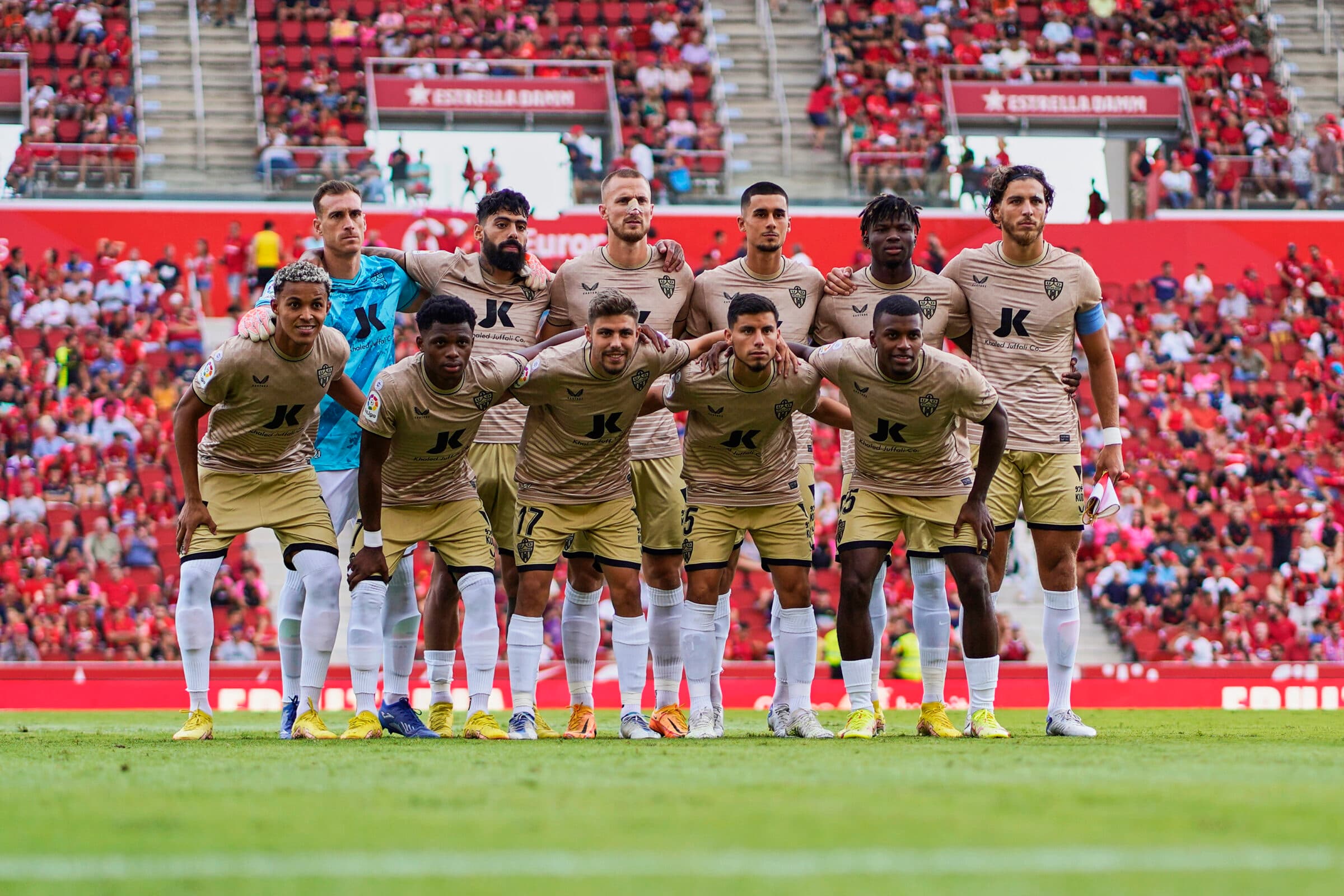 Lázaro entrou em campo pelo Almería contra o Mallorca