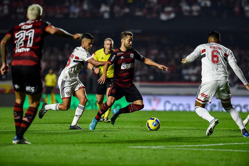 São Paulo e Flamengo pelo primeiro jogo da Copa do Brasil