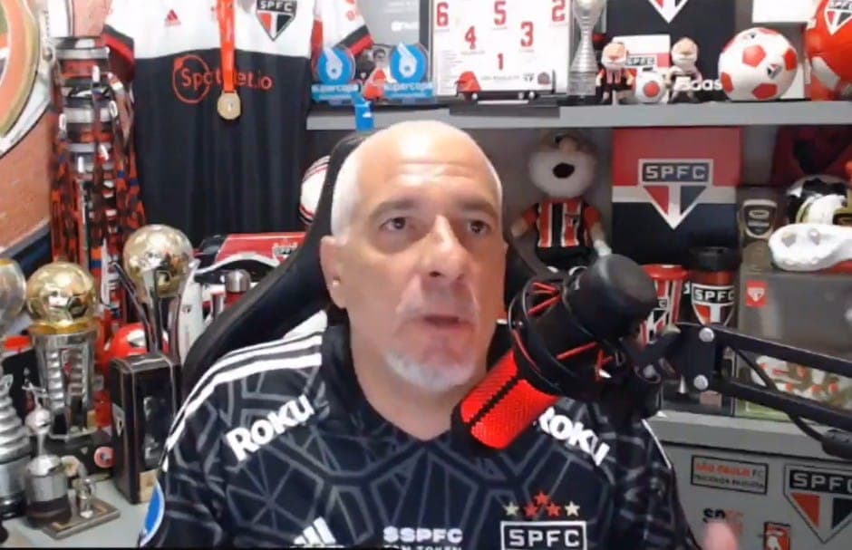 Influencer do São Paulo elogia Flamengo