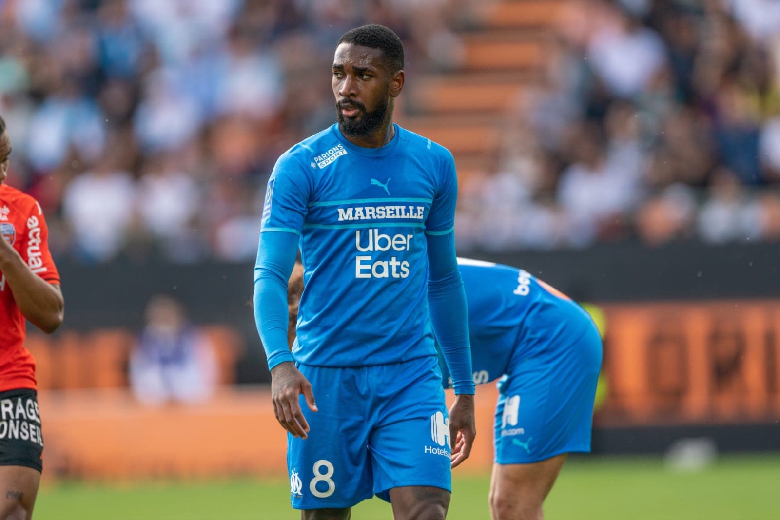 Ex-Flamengo, Gerson com a camisa do Olympique Marseille