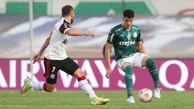 piquerez em ação contra o flamengo
