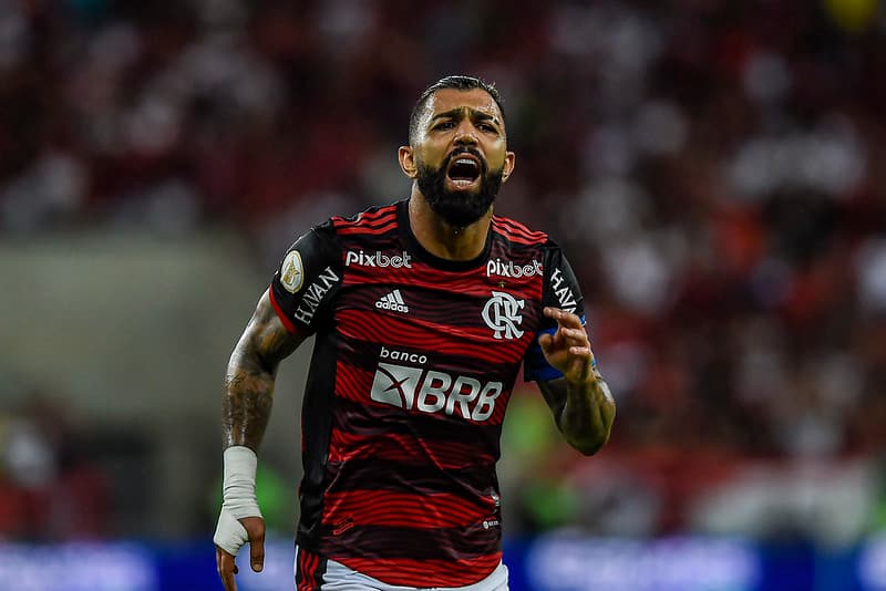 Gabigol estava pendurado e desfalca o Flamengo no próximo jogo