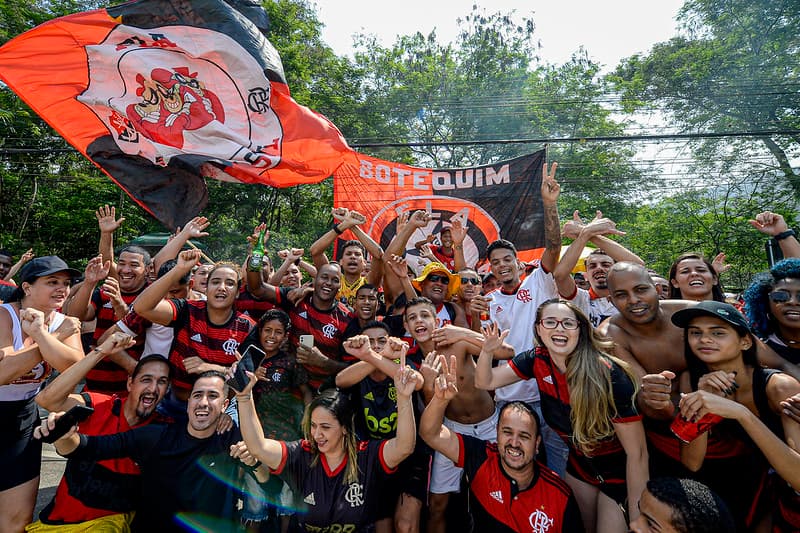 Torcida do Flamengo se despediu do time
