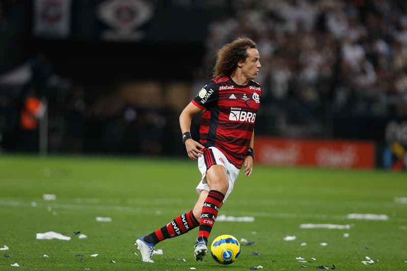 David Luiz em Flamengo x Corinthians