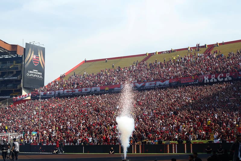 Torcida do Flamengo na final da Libertadores