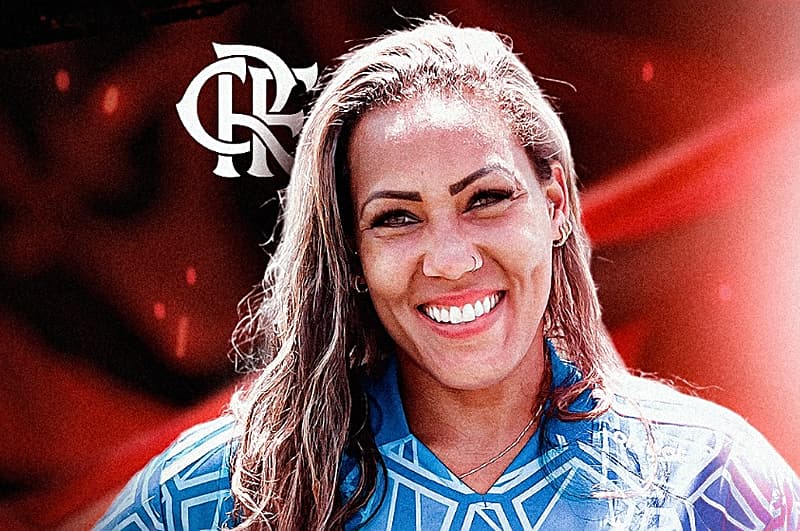 Bárbara é a nova goleira do Flamengo.