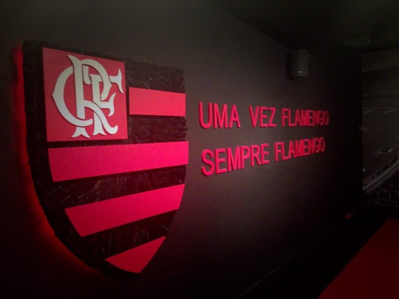 Escudo do Flamengo no Fla Memória