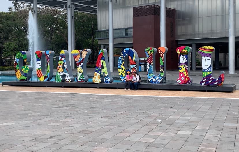 Letreiro de Guayaquil. Foto: Ivan Trindade / MRN