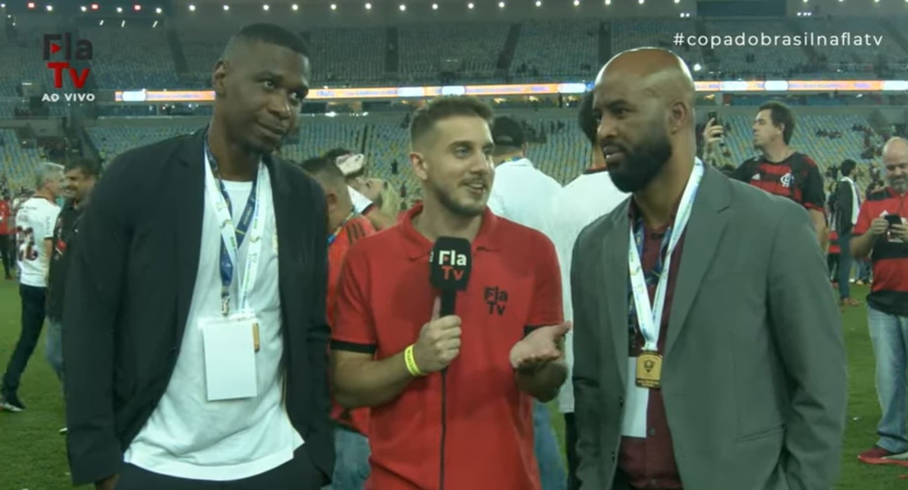 fabinho e juan, dirigentes do flamengo