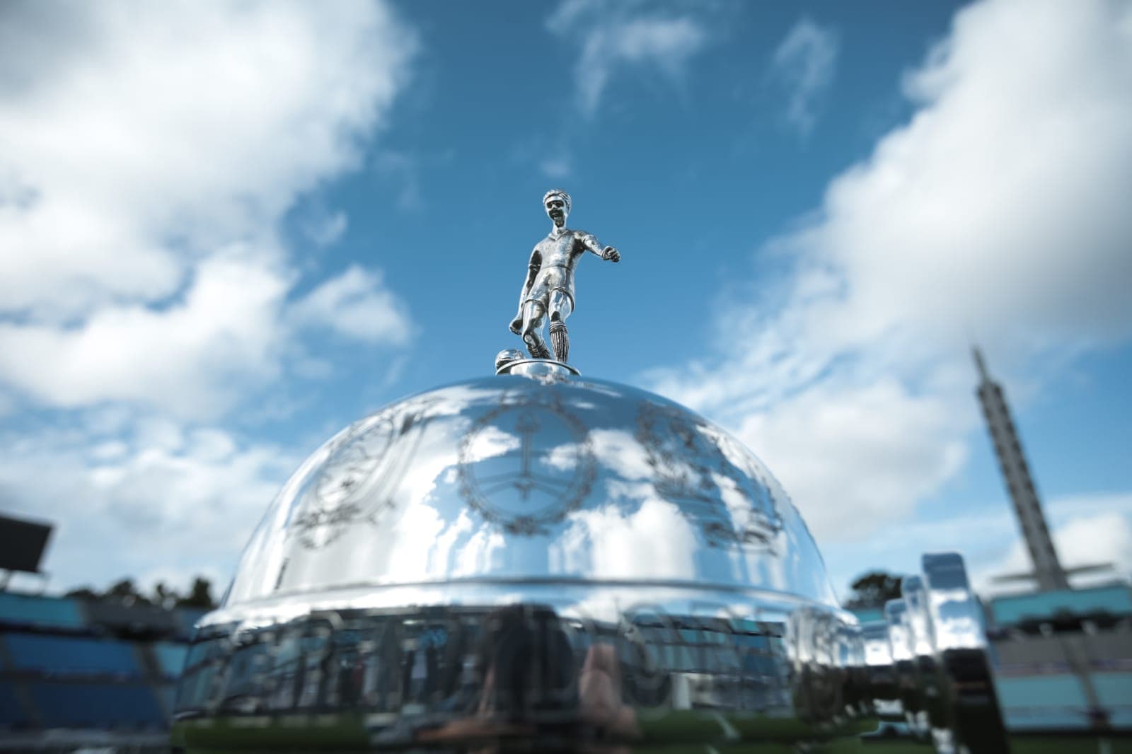 Taça na final da Libertadores no Uruguai