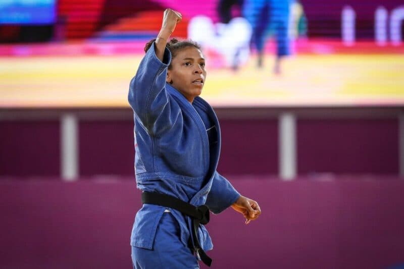 Rafaela Silva, do Flamengo ,conquista medalha de ouro em Grand Slam de Judô