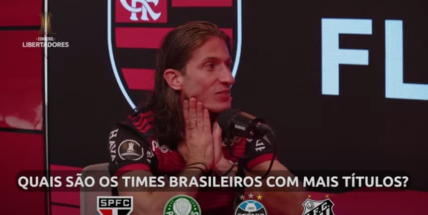 filipe luís dá entrevista para conmebol