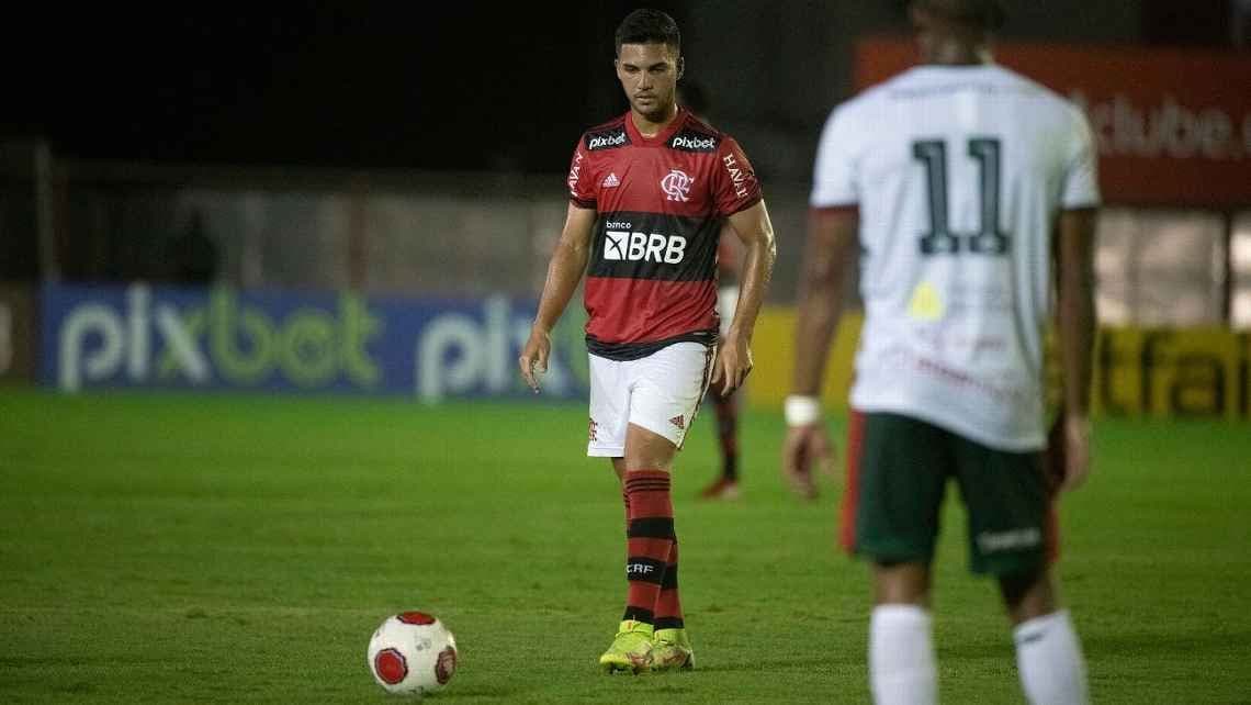 Yuri de Oliveira em ação pelo Flamengo