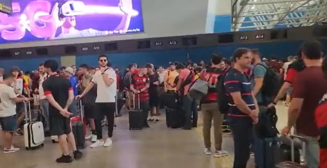Torcedores do Flamengo prejudicados pela Outsider Tour