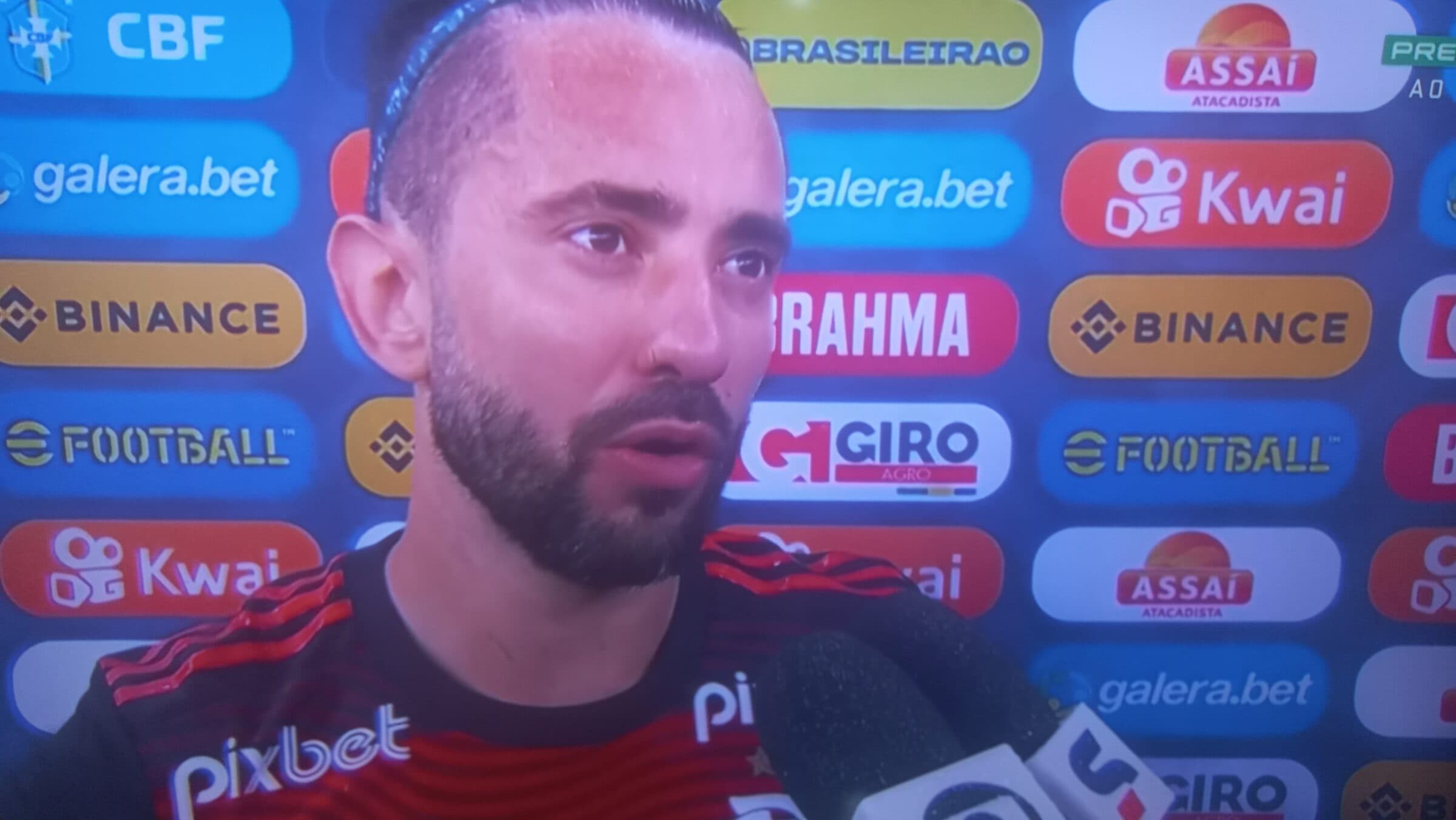 everton ribeiro dá entrevista pós derrota do flamengo