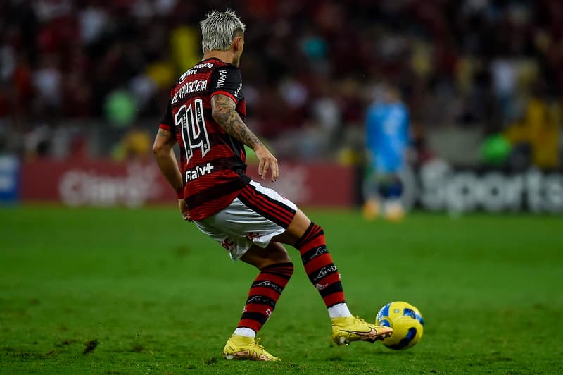 Arrascaeta em semifinal da Copa do Brasil pelo Flamengo