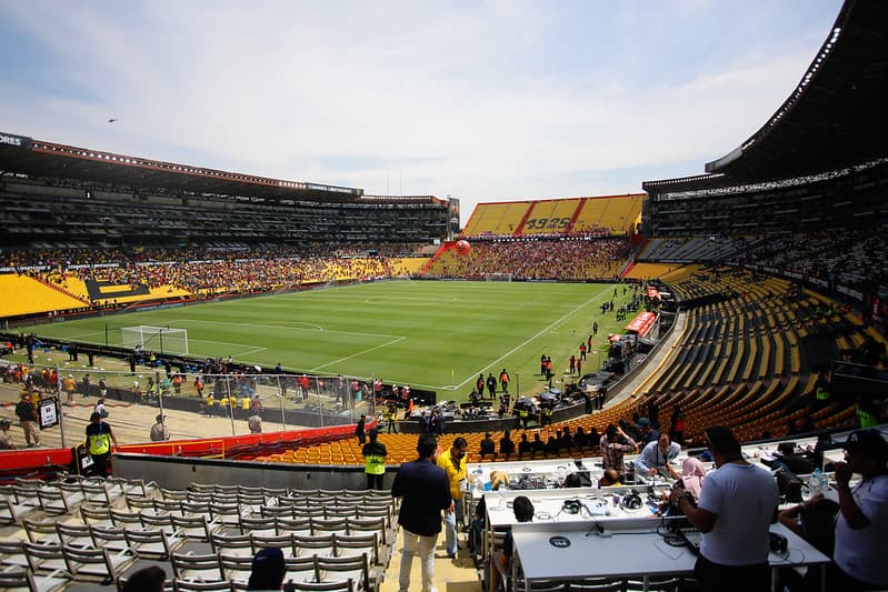Estádio sede da final da Libertadores em Guayaquil.