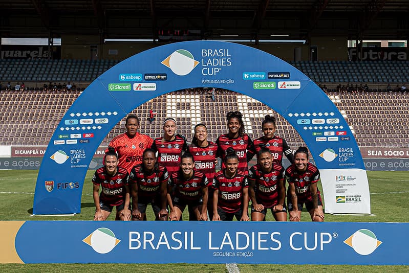 Flamengo na Brasil Ladies Cup. Foto: Paula Reis / Flamengo