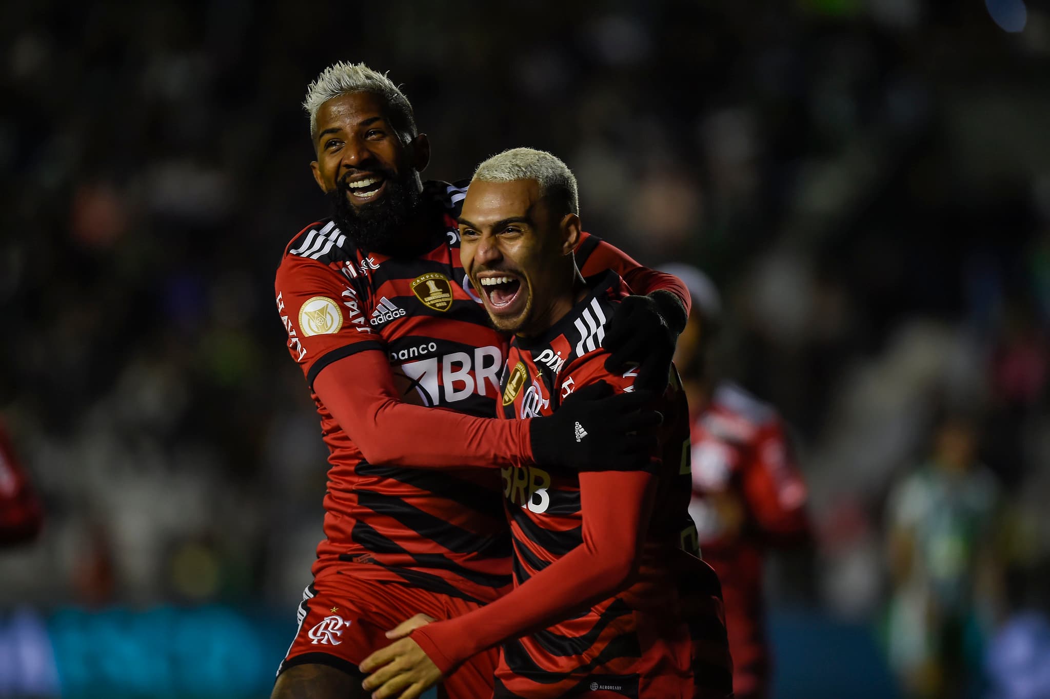 Rodinei e Matheuzinho comemoram