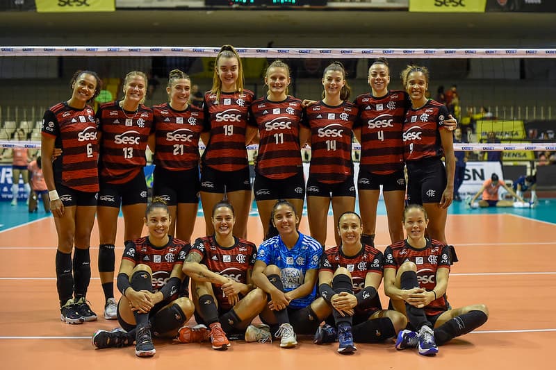 Time do Flamengo Sesc Rio.