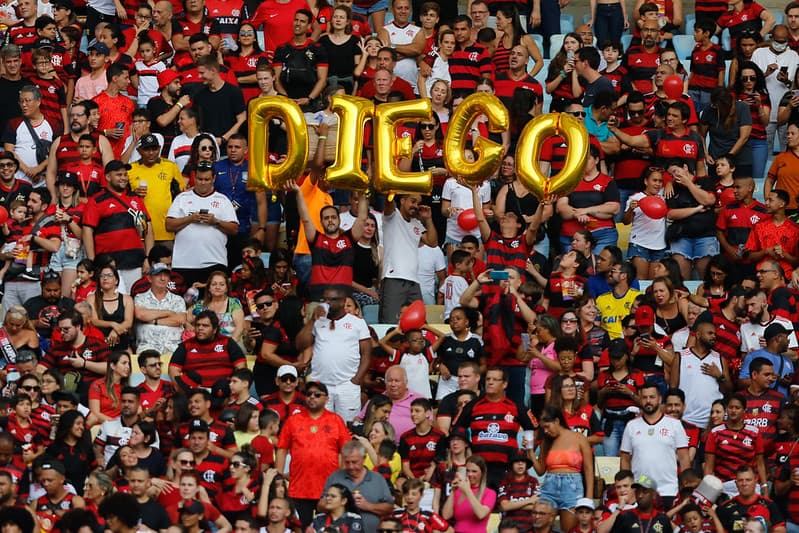 Torcida do Flamengo na partida contra o Avaí