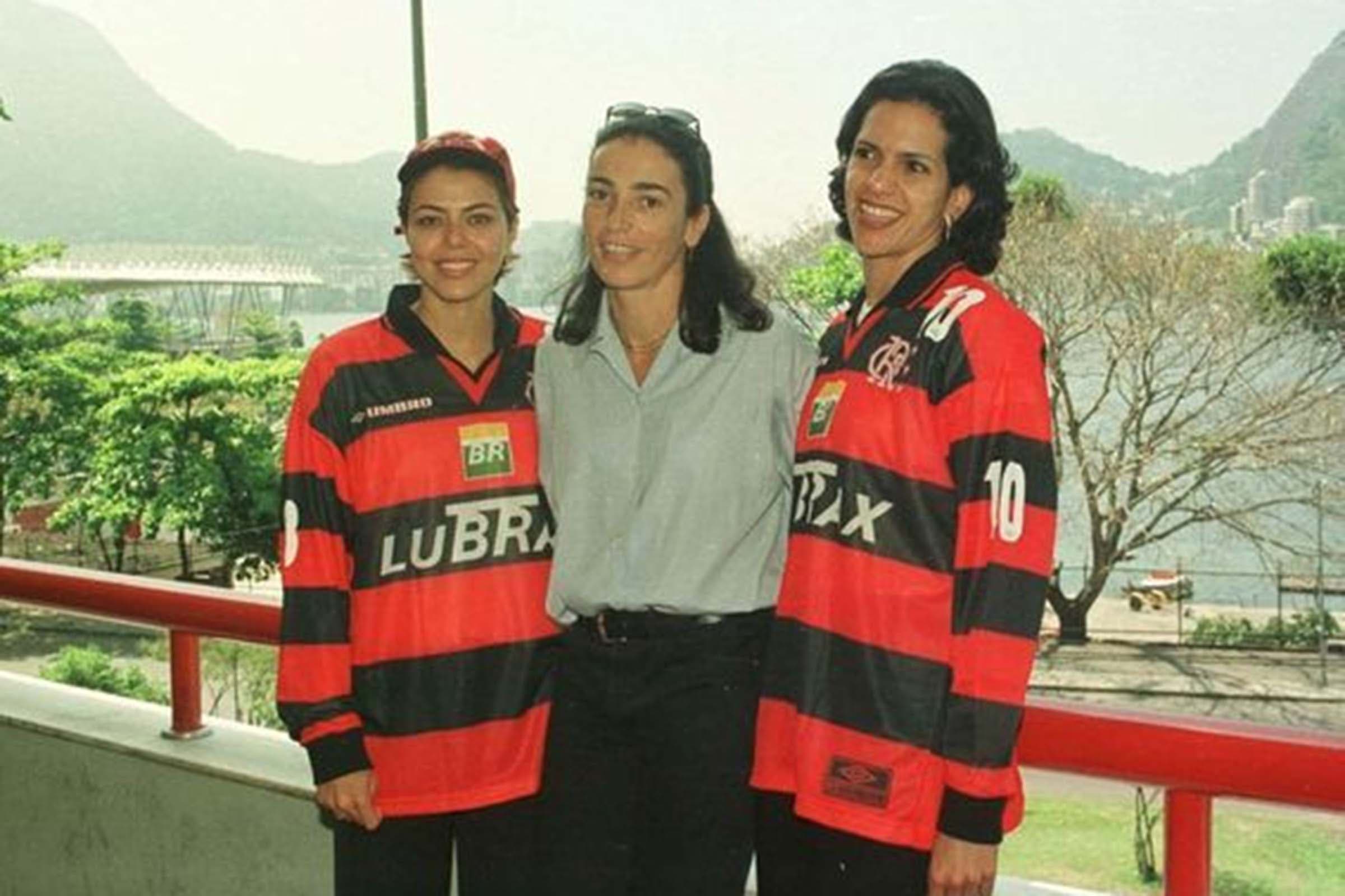 Isabel Salgado entre Leila e Virna