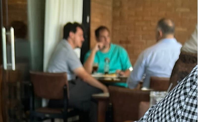 Encontro entre Marcos Braz e Fenando Diniz