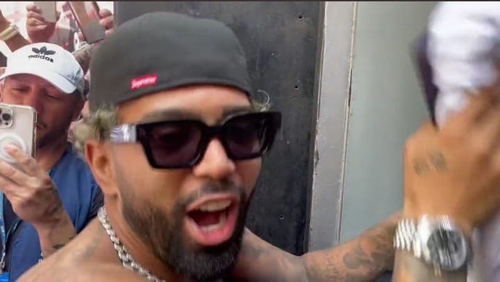 Gabigol no trio elétrico do Flamengo