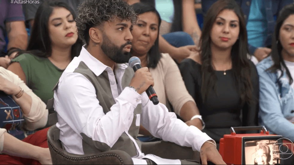 gabigol fala sobre flamengo e corinthians no altas horas