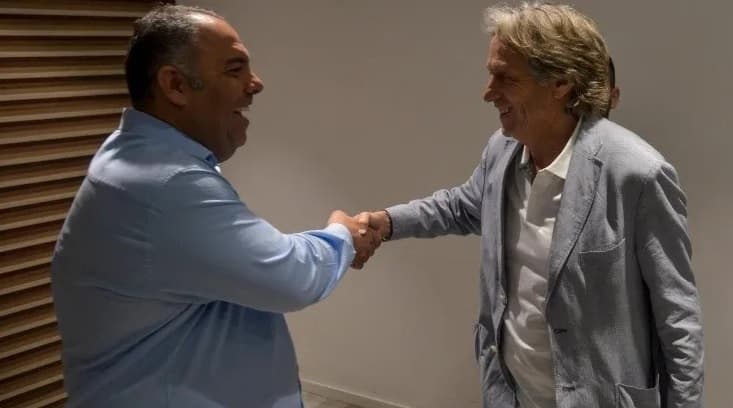 marcos braz se reuniu com jorge jesus diz canal