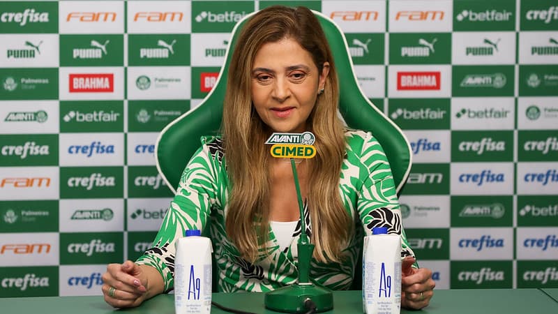 Leila Pereira, presidente do Palmeiras