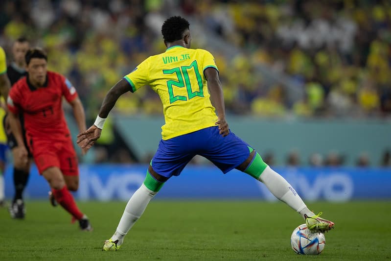 Vinícius Júnior nas oitavas de final da Copa do Mundo
