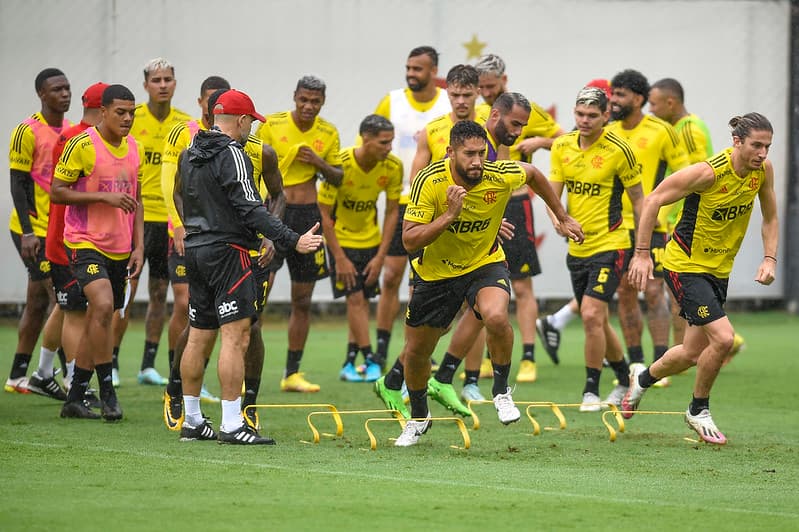 Treino do Flamengo em 30 de dezembro de 2022