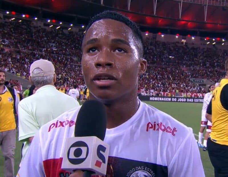 Endrick projetou dupla com Vinícius Júnior em entrevista após o Jogo das Estrelas