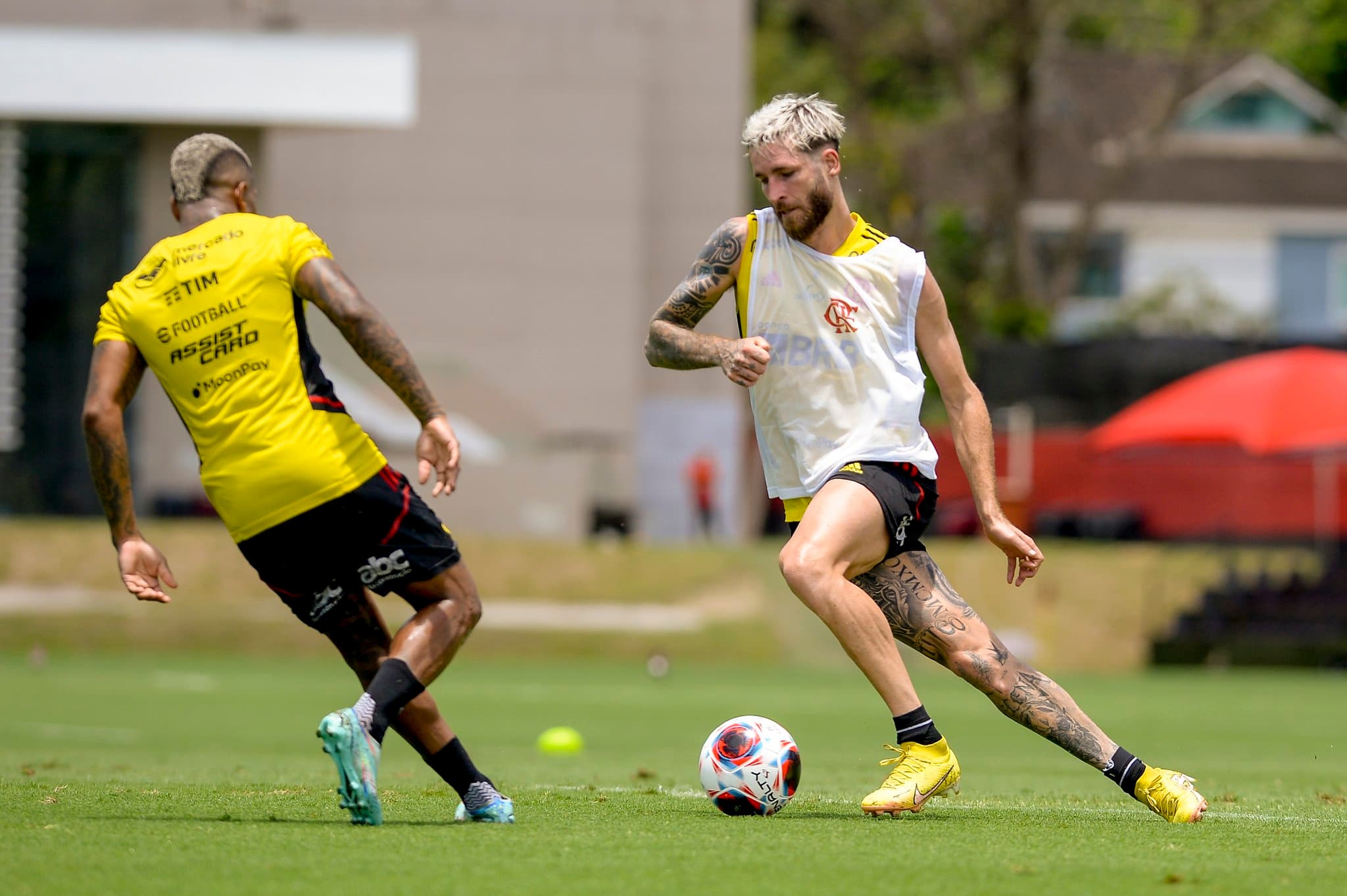 Treino do Flamengo no Ninho do Urubu