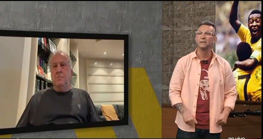 Neto se emociona ao falar sobre Zico, ídolo do Flamengo, após morte de Pelé