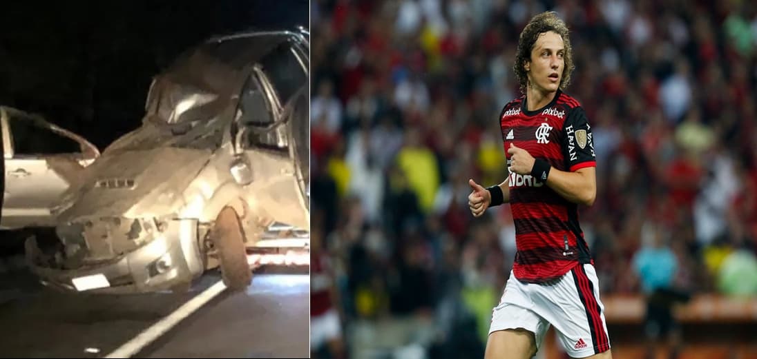 david luiz acidente de carro flamengo