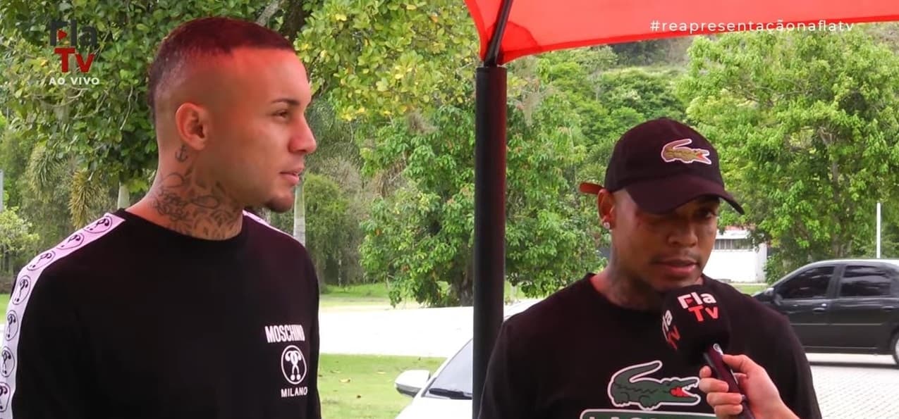 everton cebolinha e marinho pelo flamengo