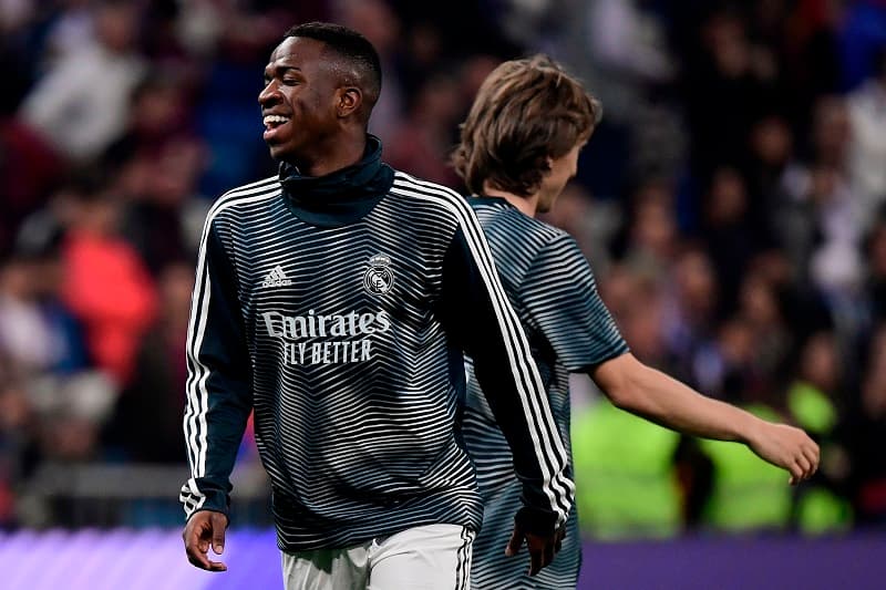 Vinícius Júnior e Modric juntos no Real Madrid