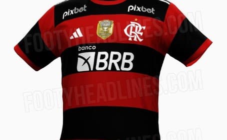 Possível nova camisa de jogo do Flamengo. Imagem: Twitter