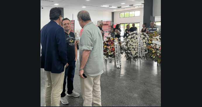 Flamengo recebeu o velório de Gilson Ricardo, rdialista e rubro-negro. Foto: Flamengo/ Twitter