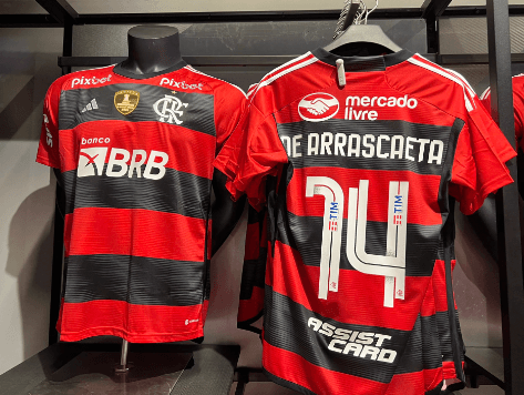 Nova camisa do Flamengo para 2023. Foto: Reprodução Twitter